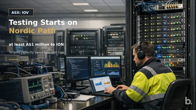 [ASX: IOV] ION VIDEO LTD a university technology laboratory where researchers monitor server hardware and cloud-computing test equipment, framed around workstations, network